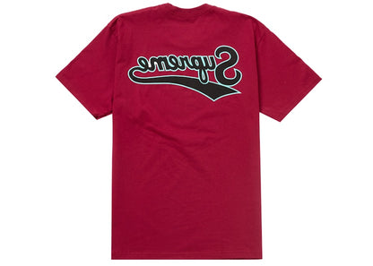Supreme Backwards Tee Cardinal