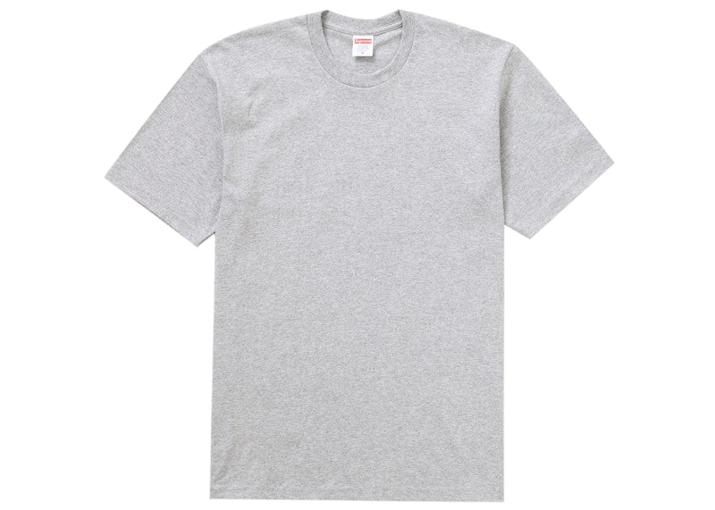 Supreme Backwards Tee Heather Grey
