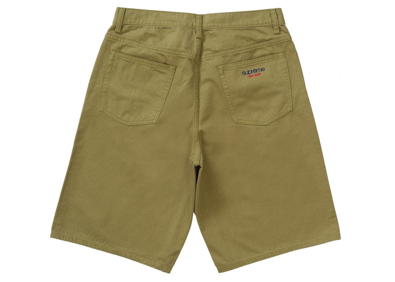Supreme Baggy Denim Short Light Olive