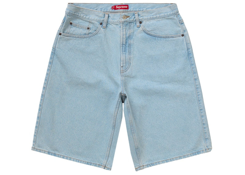 Supreme Baggy Denim Short Washed Indigo