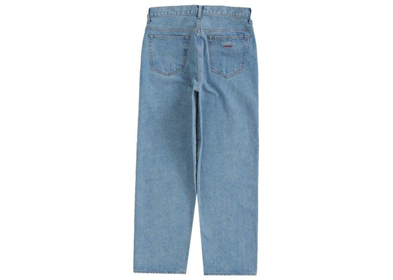 Supreme Baggy Jean Washed Indigo