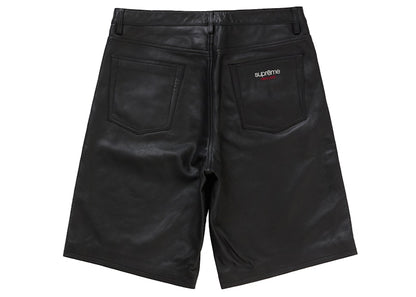 Supreme Baggy Leather Short (SS25) Black