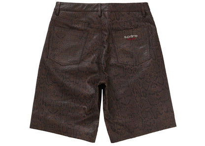 Supreme Baggy Leather Short (SS25) Brown