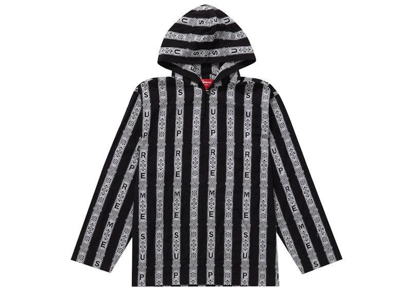 Supreme Baja Hooded Shirt Black