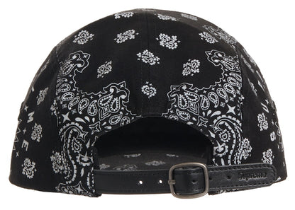 Supreme Bandana Camp Cap Black