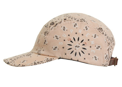 Supreme Bandana Camp Cap Tan