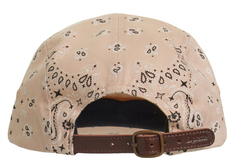 Supreme Bandana Camp Cap Tan