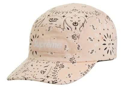 Supreme Bandana Camp Cap Tan