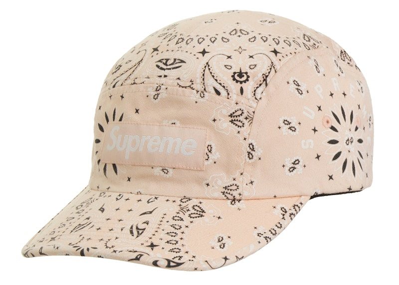 Supreme Bandana Camp Cap Tan