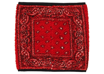 Supreme Bandana Fleece Neck Gaiter Red