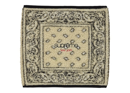 Supreme Bandana Fleece Neck Gaiter Tan