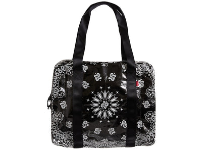 Supreme Bandana Tarp Small Duffle Bag Black