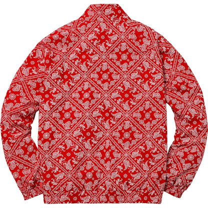 Supreme Bandana Track Jacket Red
