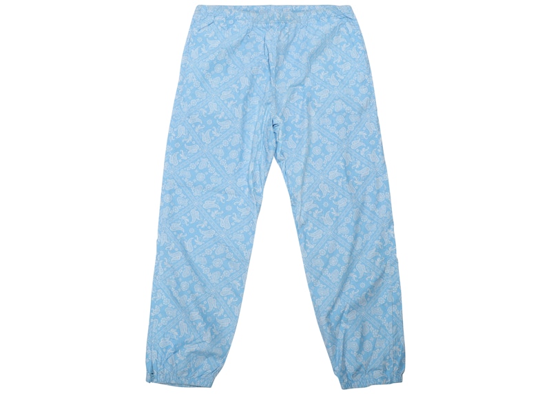 Supreme Bandana Track Pant Light Blue