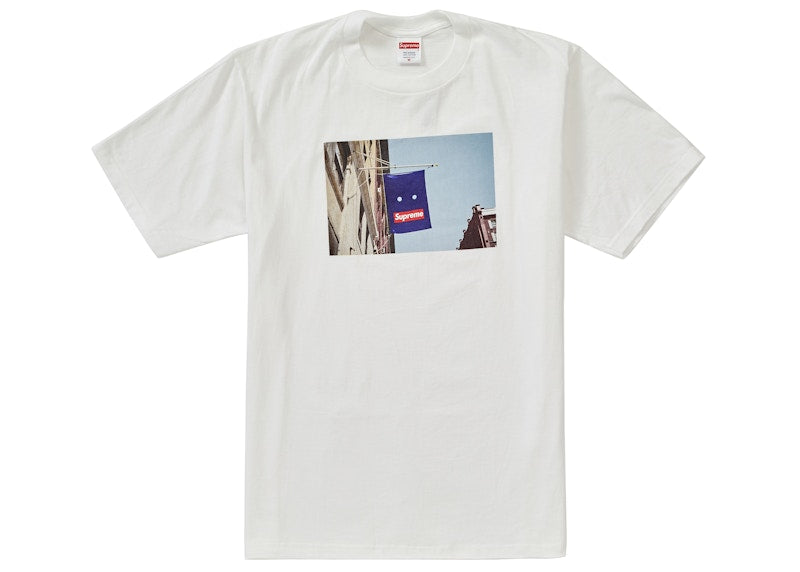 Supreme Banner Tee White