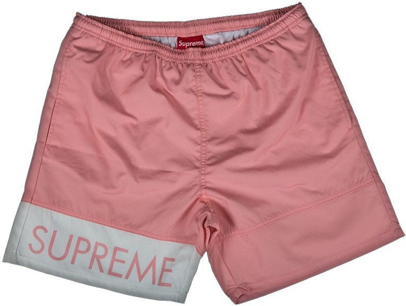 Supreme Banner Water Short Pink
