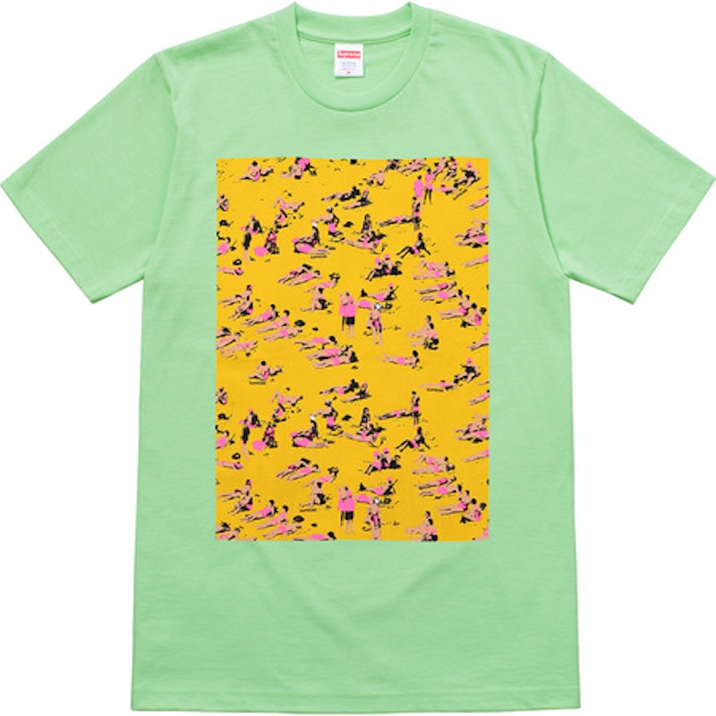 Supreme Beach Tee Pale Acid