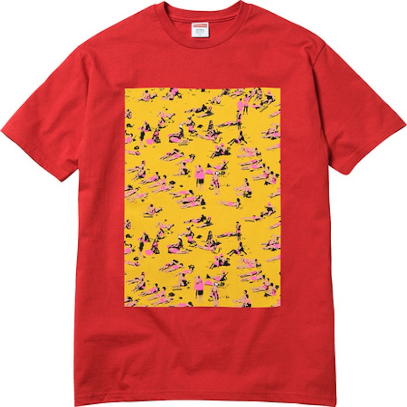 Supreme Beach Tee Red