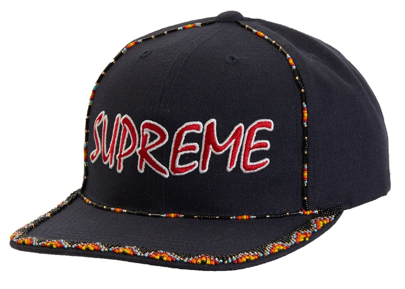 Supreme Beaded 6-Panel Navy