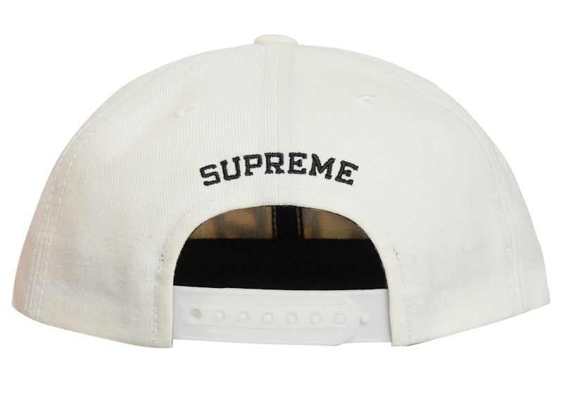 Supreme Beaded 6-Panel White