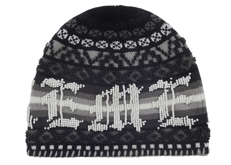Supreme Beaded Beanie Black