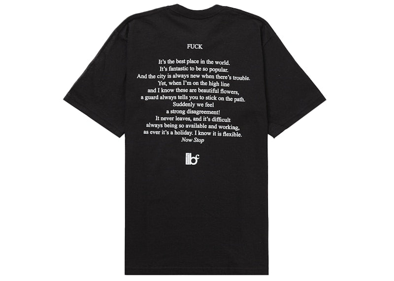 Supreme Bernadette Corporation Fuck Tee Black