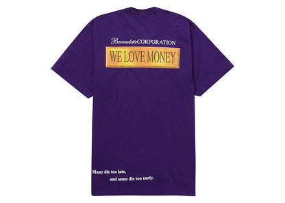 Supreme Bernadette Corporation Money Tee Purple