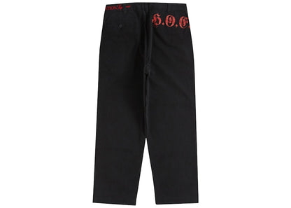 Supreme Bernadette Corporation Old English Chino Pant Black