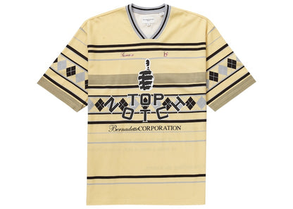 Supreme Bernadette Corporation Pique Soccer Top Pale Yellow