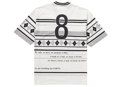 Supreme Bernadette Corporation Pique Soccer Top White