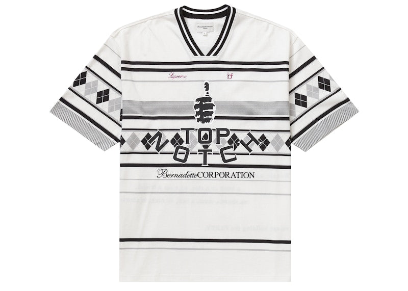 Supreme Bernadette Corporation Pique Soccer Top White