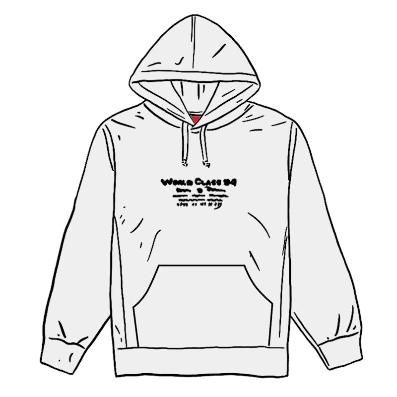 Supreme Best Of The Best Hooded L/S Top White