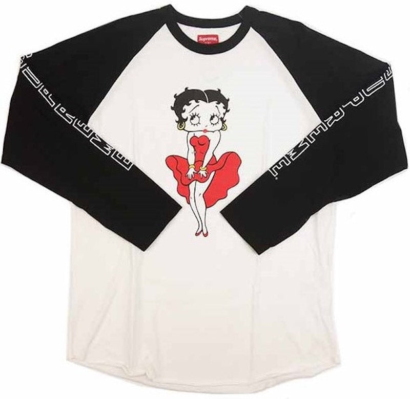 Supreme Betty Boop Raglan Black