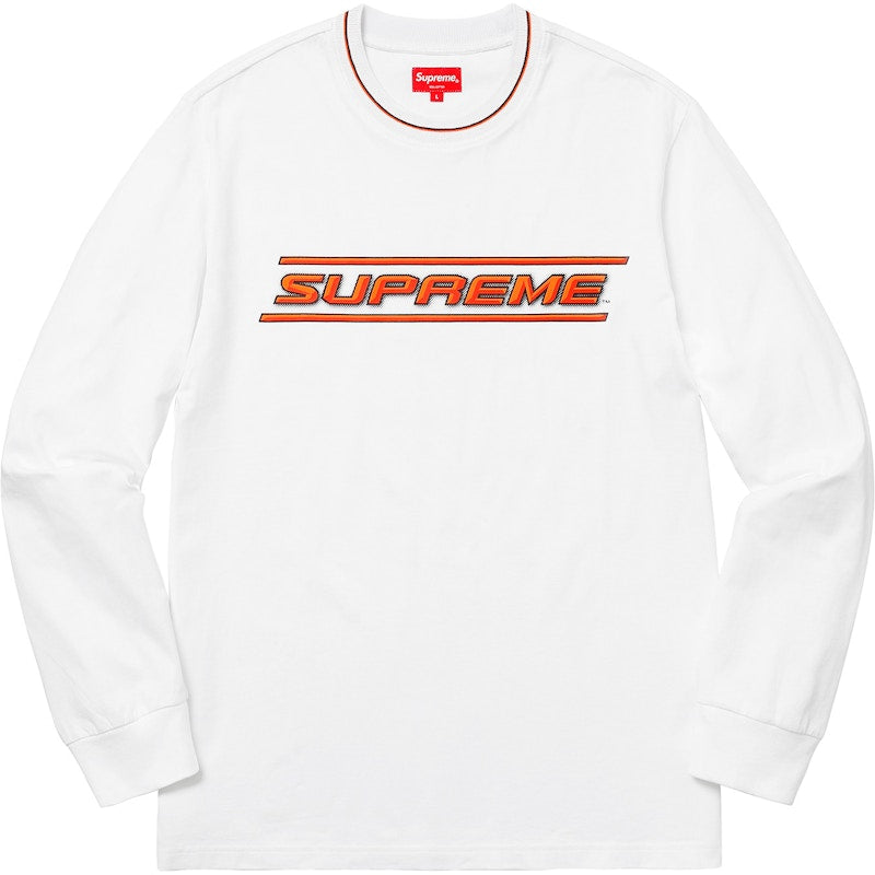 Supreme Bevel L/S Top White