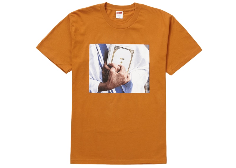 Supreme Bible Tee Burnt Orange