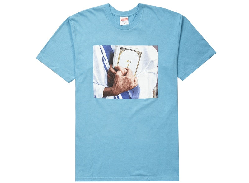 Supreme Bible Tee Light Slate