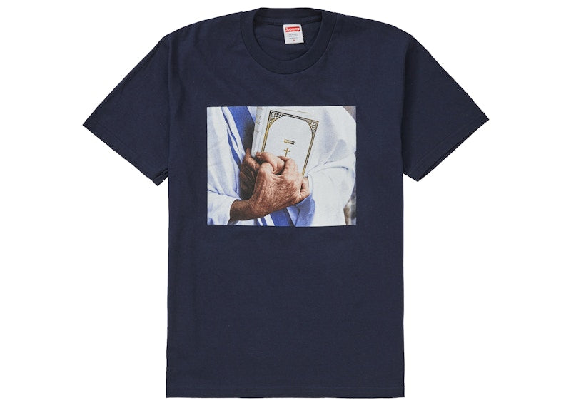 Supreme Bible Tee Navy