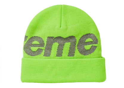 Supreme Big Logo Beanie (FW18) Bright Green