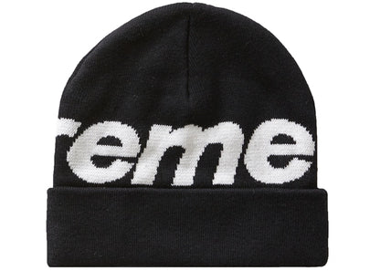 Supreme Big Logo Beanie (FW19) Black