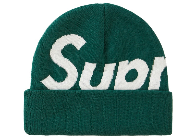 Supreme Big Logo Beanie (FW19) Green