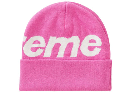 Supreme Big Logo Beanie (FW19) Magenta