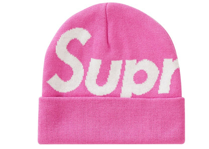 Supreme Big Logo Beanie (FW19) Magenta