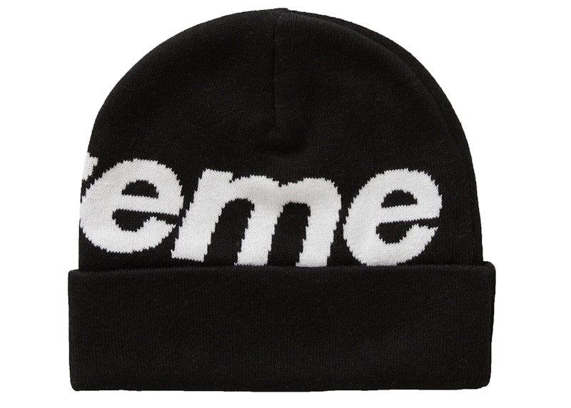 Supreme Big Logo Beanie (FW20) Black
