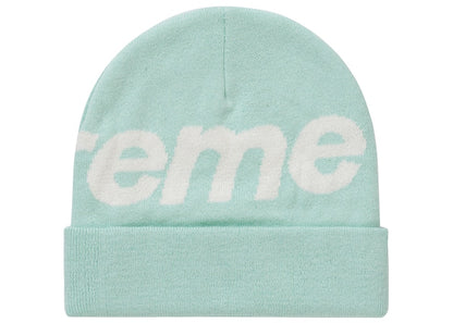 Supreme Big Logo Beanie (FW21) Turquoise