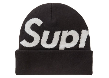 Supreme Big Logo Beanie (FW23) Black