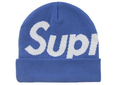 Supreme Big Logo Beanie (FW24) Blue