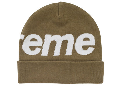 Supreme Big Logo Beanie (FW24) Olive