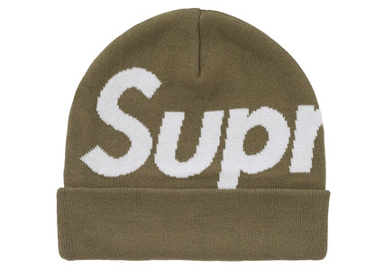 Supreme Big Logo Beanie (FW24) Olive
