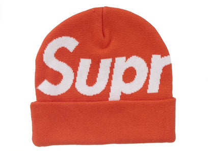 Supreme Big Logo Beanie (FW24) Orange