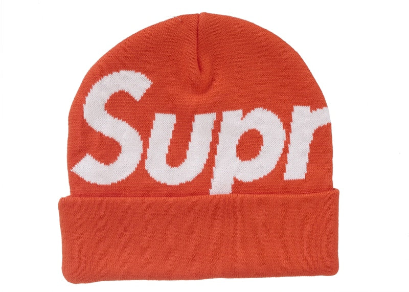 Supreme Big Logo Beanie (FW24) Orange